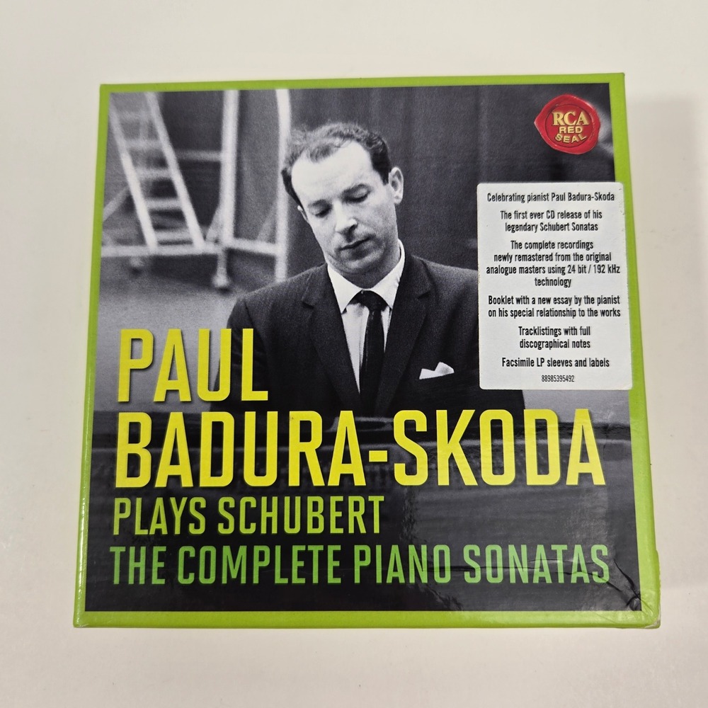 Paul Badura-Skoda - Schubert Complete Piano Sonatas 12 CD RCA Red Seal VG+/EX